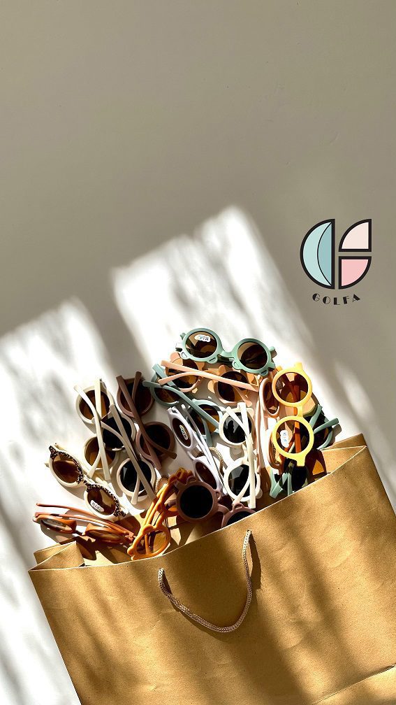 عینک دودی بچگانه (مدل خرسی)